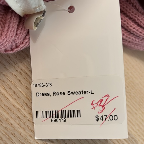 Knit Sweater Ruffle Dress - Picture 3 of 3